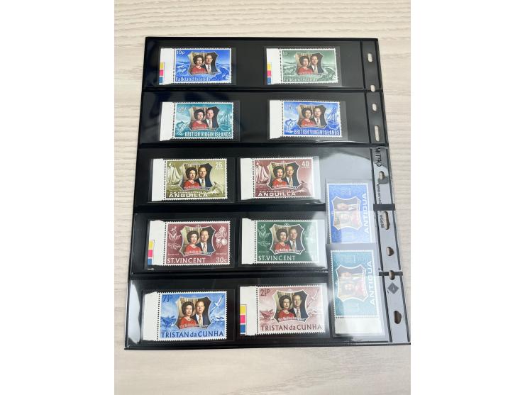 including KGVI Coronation issues, QEII Coronation commemoratives, QEII Royal Silver Wedding sets, and other related issues. T